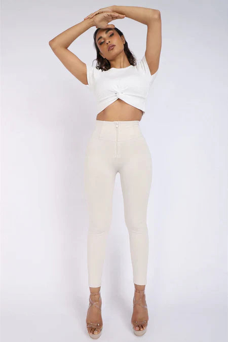 Freddy WR.UP® High Waist - Beige - for kvinde - FREDDY WR.UP® - Bukser