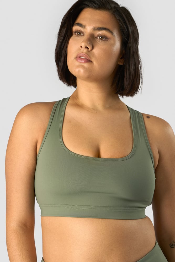 classic sports bra dk dusty green