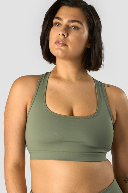 classic sports bra dk dusty green