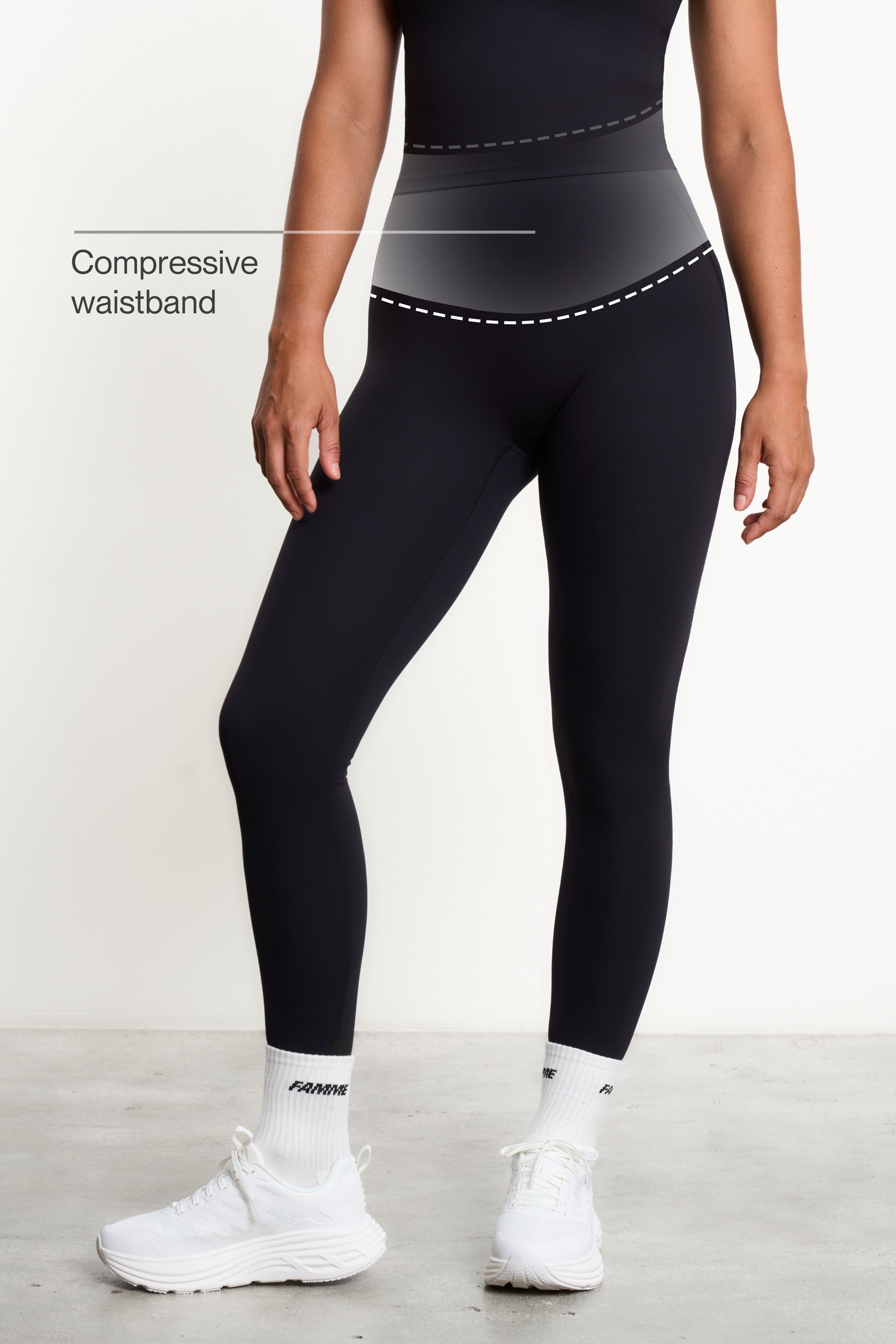 Core Compression Leggings - for dame - Famme - Leggings