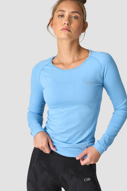 everyday seamless ls dove blue