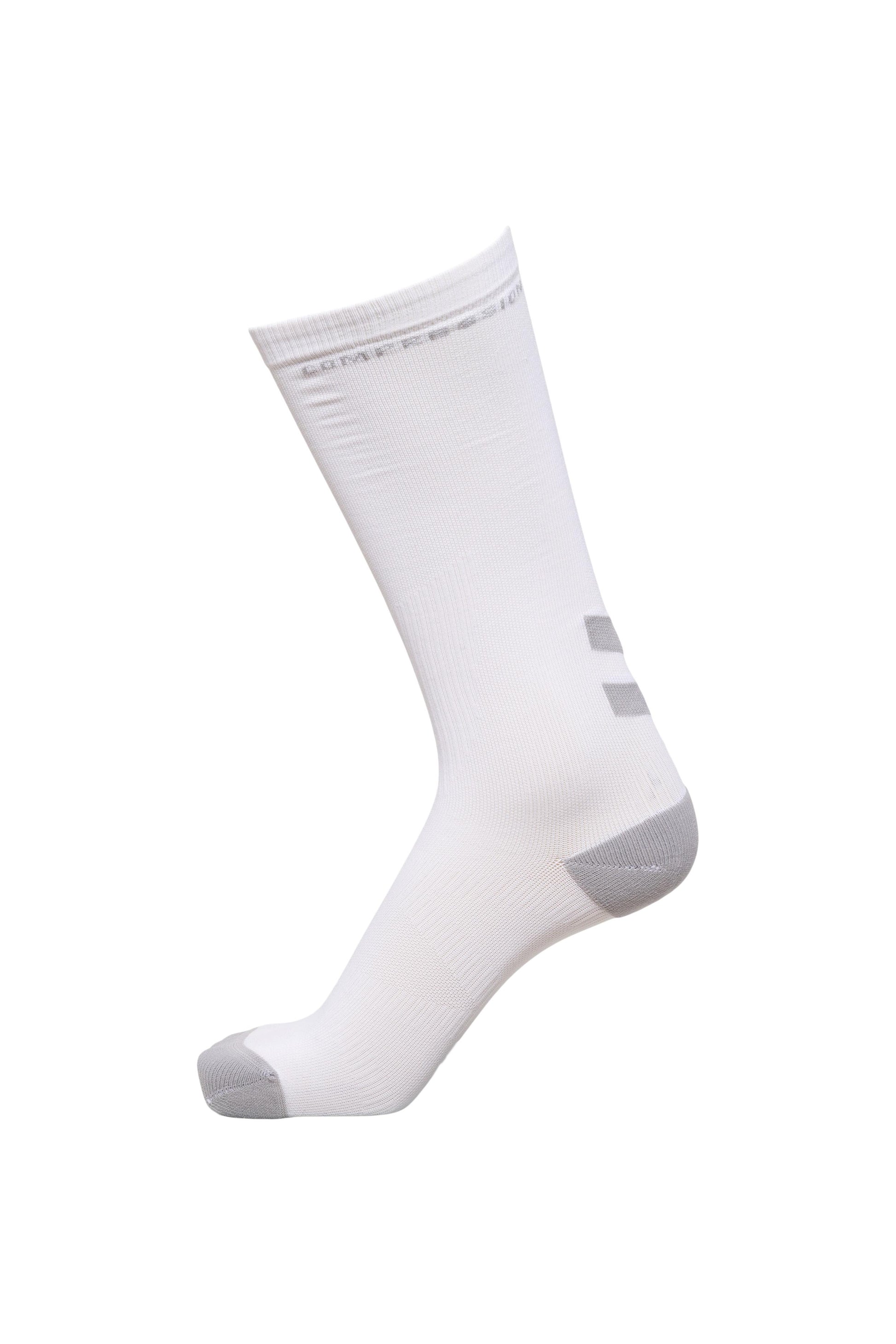 HUMMEL - Elite Compression Sock - White/alloy