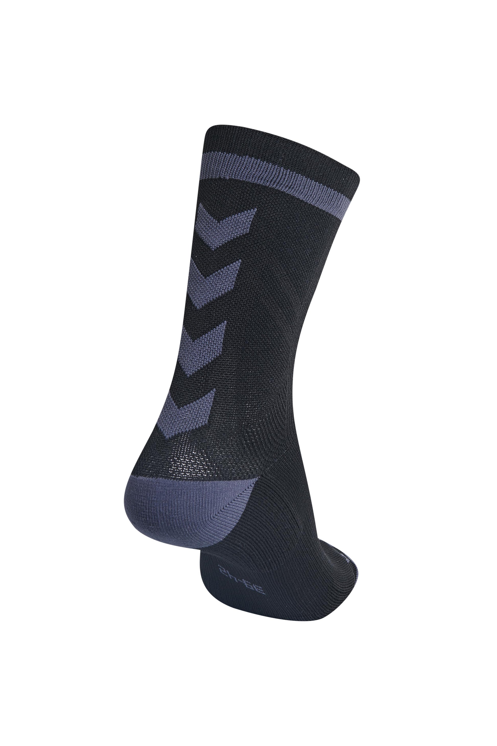 HUMMEL - Elite Indoor Sock Low - Black/asphalt