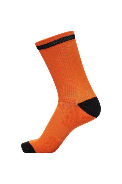 HUMMEL - Elite Indoor Sock Low Pa - Nasturtium/black