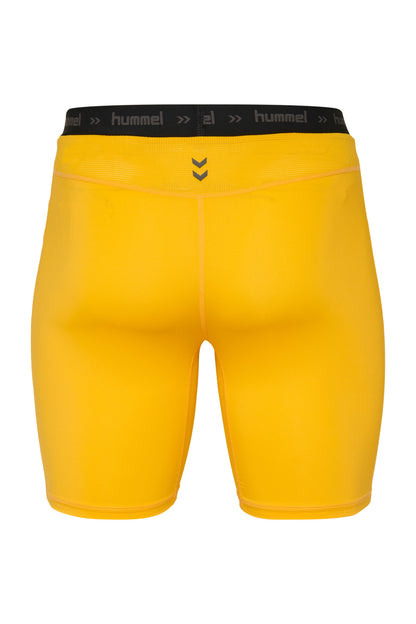 HUMMEL - Hml First Performance Tight Shorts - Sports Yellow