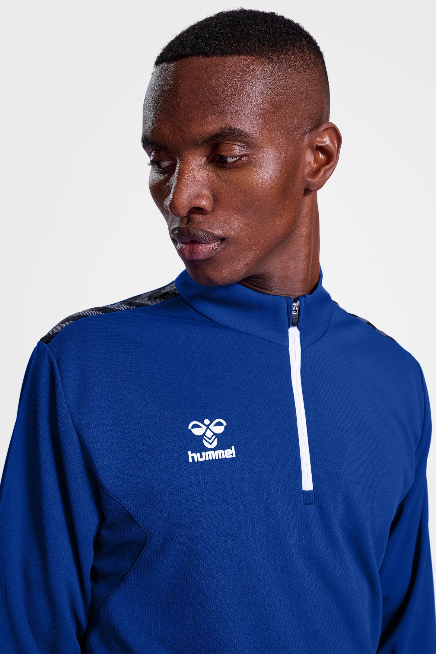 HUMMEL - Hmlauthentic Half Zip Sweat - True Blue