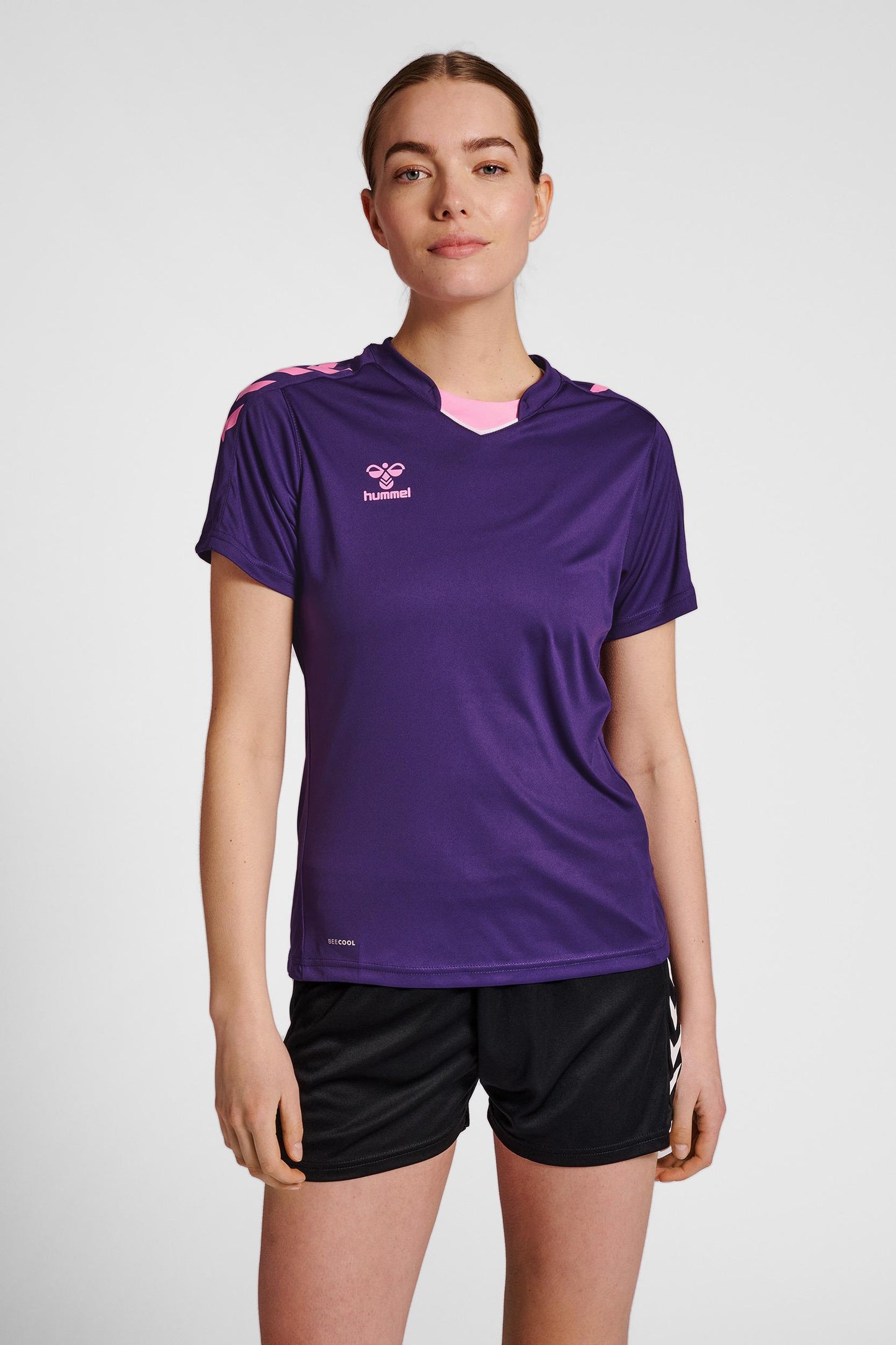 HUMMEL - Hmlcore Xk Poly Jersey S/s Woman - Acai