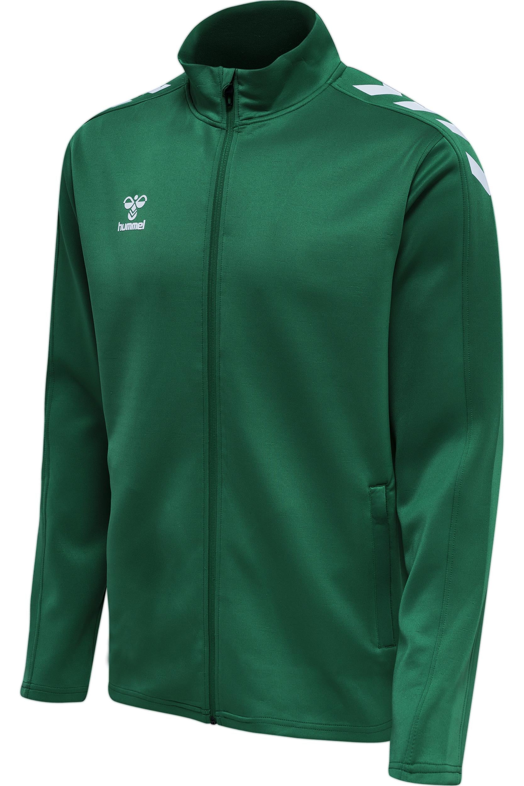 HUMMEL - Hmlcore Xk Poly Zip Sweat - Evergreen