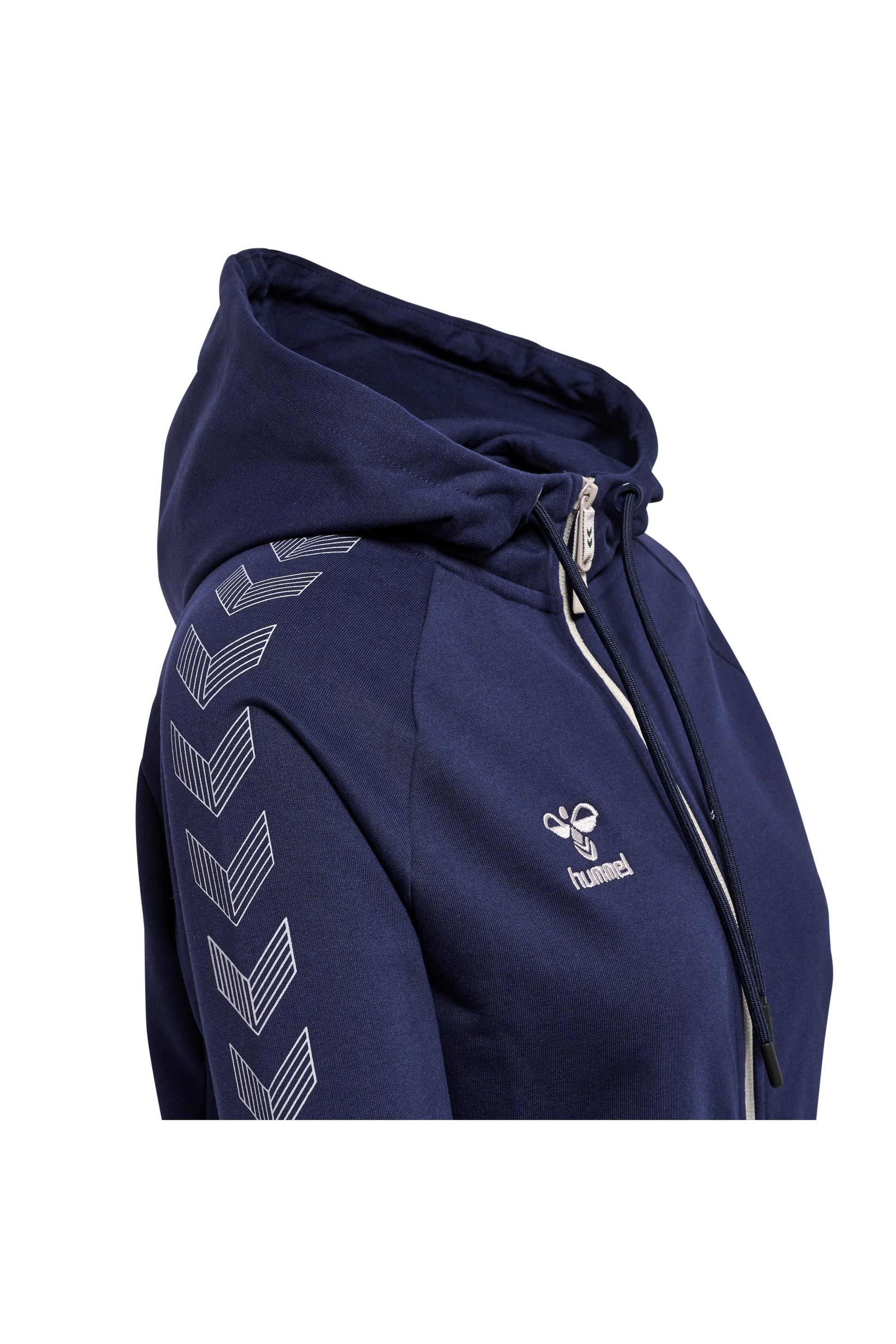 HUMMEL - Hmlmove Grid Cotton Zip Hoodie Woma - Marine