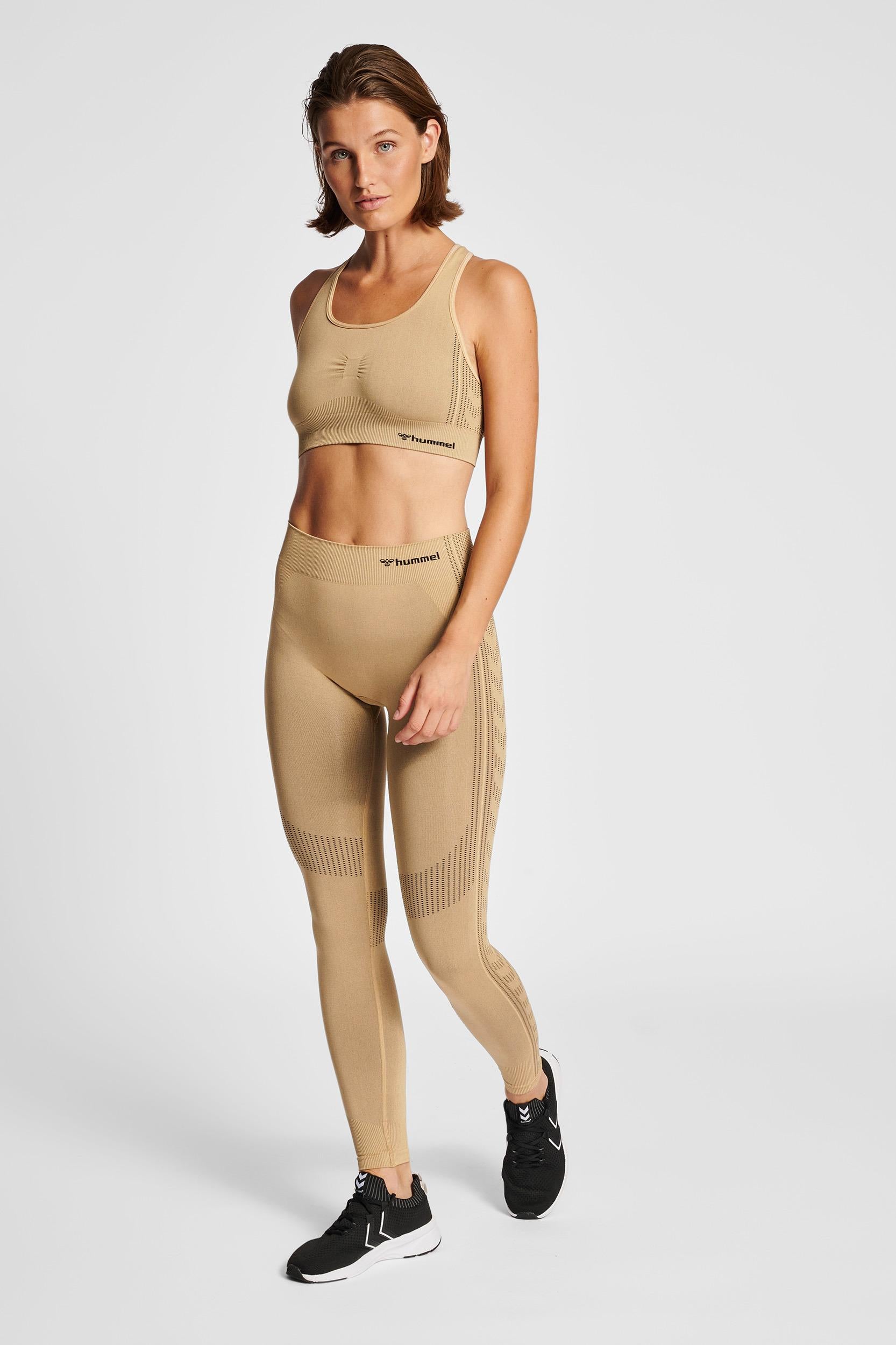 HUMMEL - Hmlmt Shaping Seamless Mw Tights - Curds & Whey