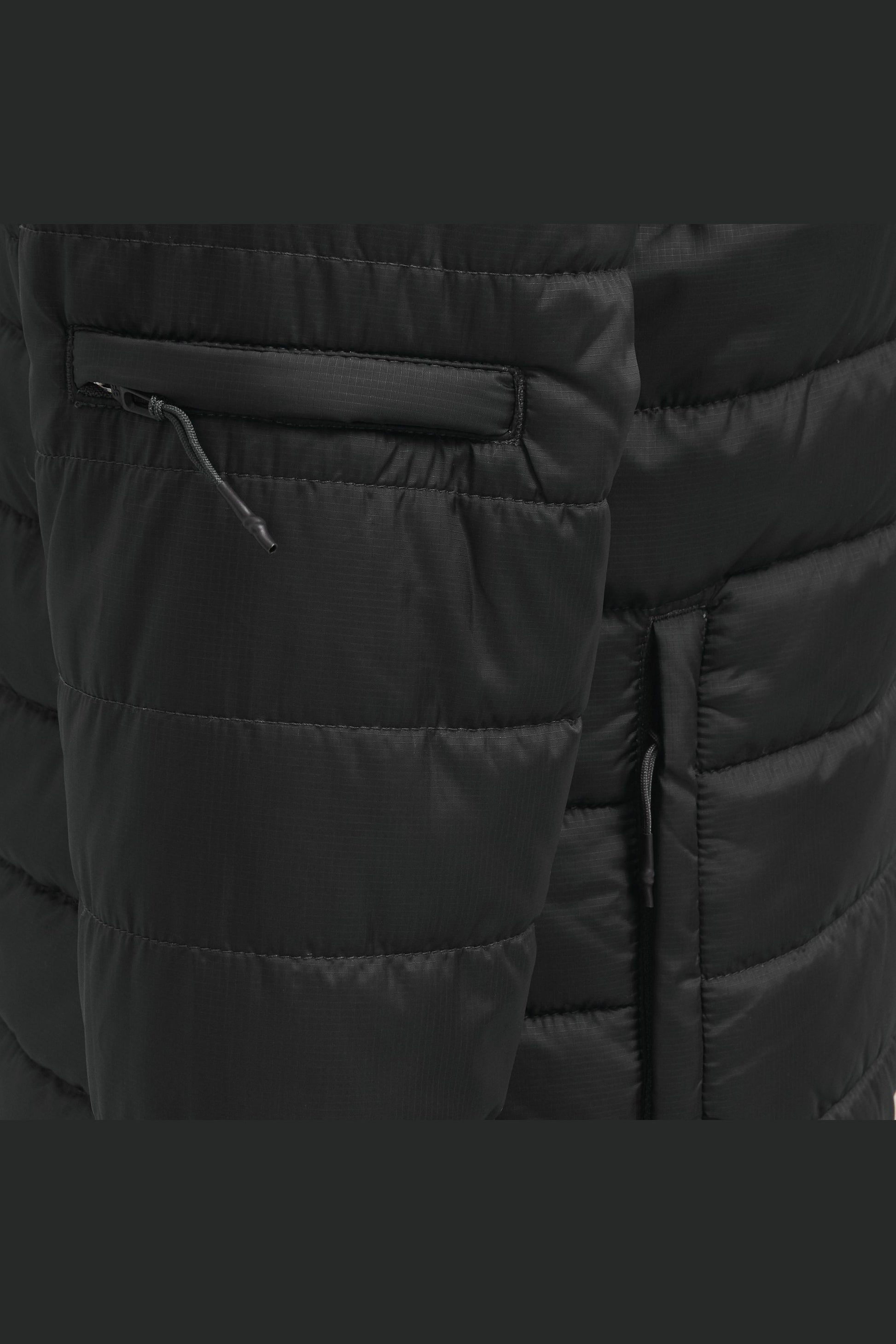 HUMMEL - Hmlnorth Quilted Hood Jacket Woman - Black/asphalt