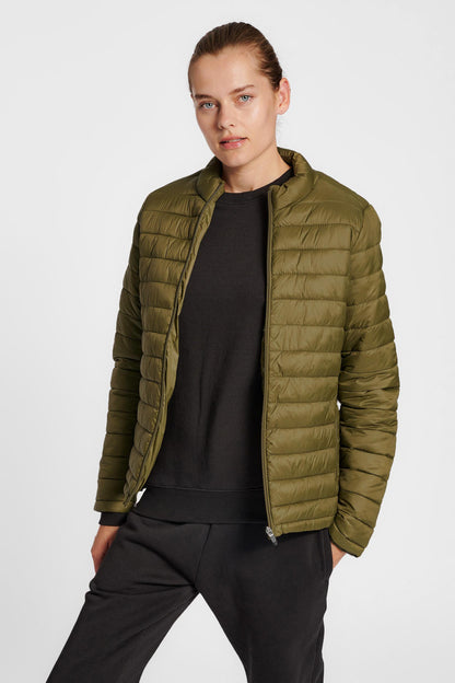 HUMMEL - Hmlred Quilted Jacket Woman - Dark Olive