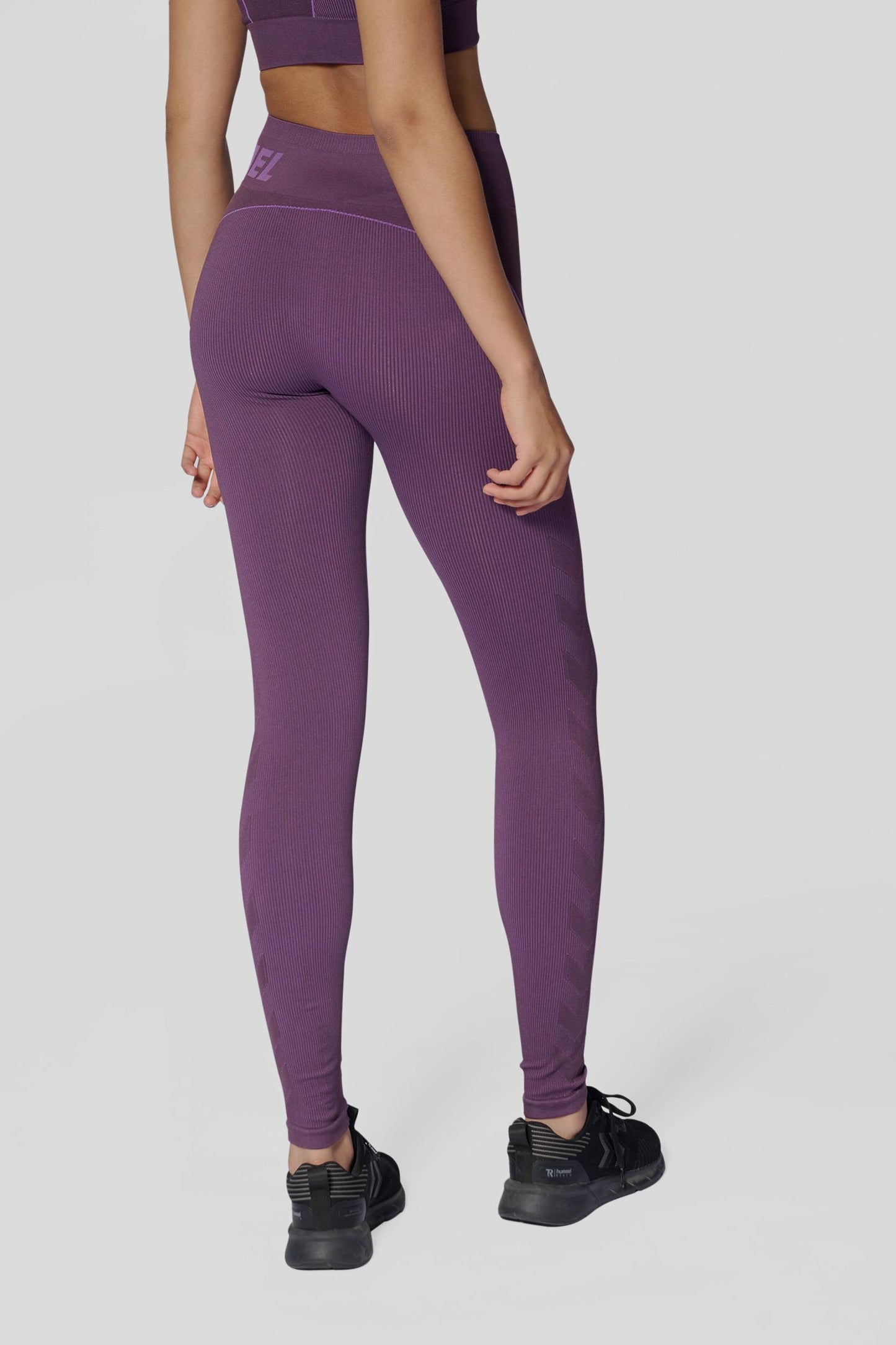 HUMMEL - Hmlte Christel Seamless Mw Tights - Plum Perfect/bellflower Melan