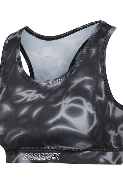 HUMMEL - Hmlte Twist Aop Sports Bra - Black