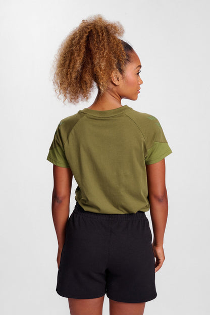 HUMMEL - Hmltravel T-shirt S/s Woman - Military Olive