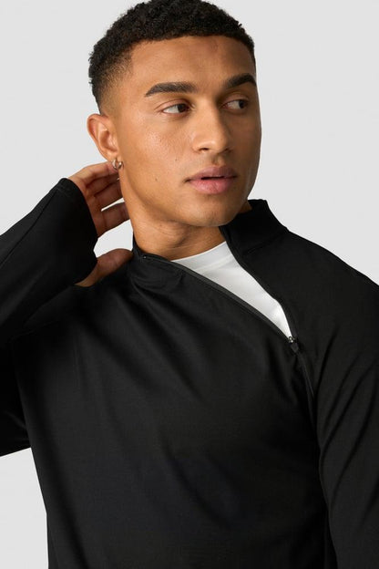 ICANIWILL - Charge Longsleeve 1/4 Zip - Black