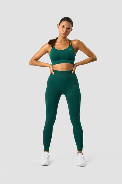 ICANIWILL - Define Seamless Sports Bra - Dark Green