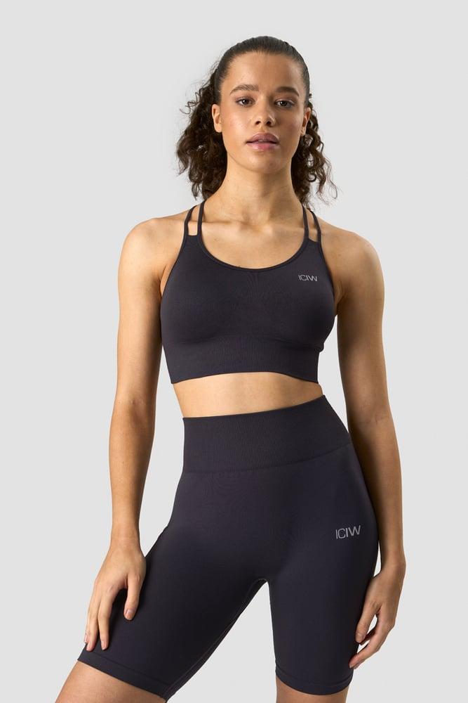 ICANIWILL - Define Seamless Sports Bra - Dk Graphite