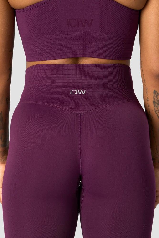 ICANIWILL - Define Seamless V-shape Tights - Purple