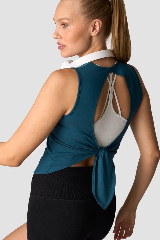 ICANIWILL - Empowering Open Back Tank - Teal