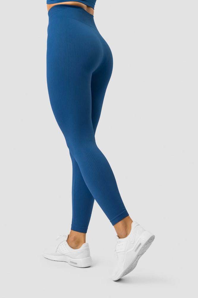 ICANIWILL - Ribbed Define Seamless Tights - Dark Navy