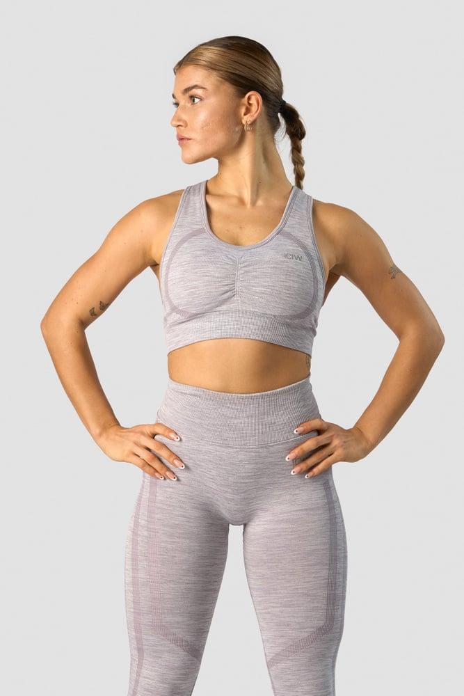 ICANIWILL - Rush Seamless Sports Bra - Lavender Melange