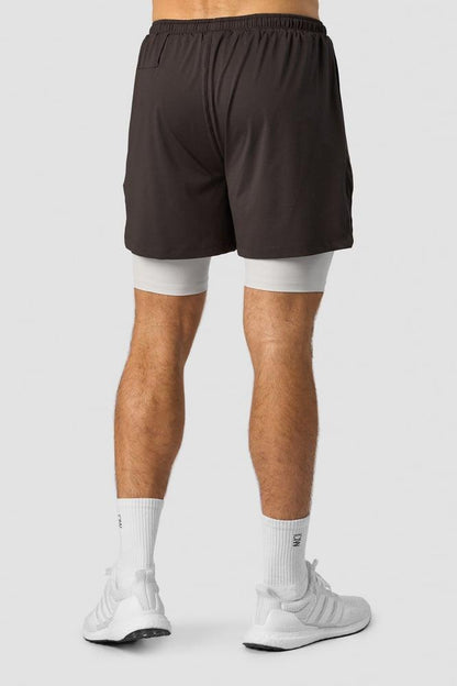 ICANIWILL - Stride 2-in-1 Shorts - Charcoal