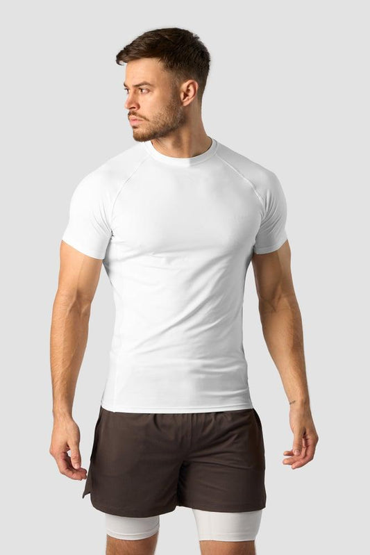 ICANIWILL - Stride Muscle Fit T-shirt - White