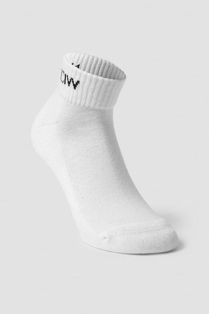 ICANIWILL - Training Half Socks - White