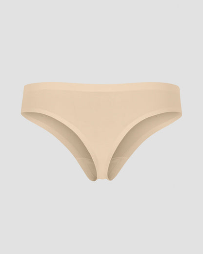 invisible thong 3-pack beige