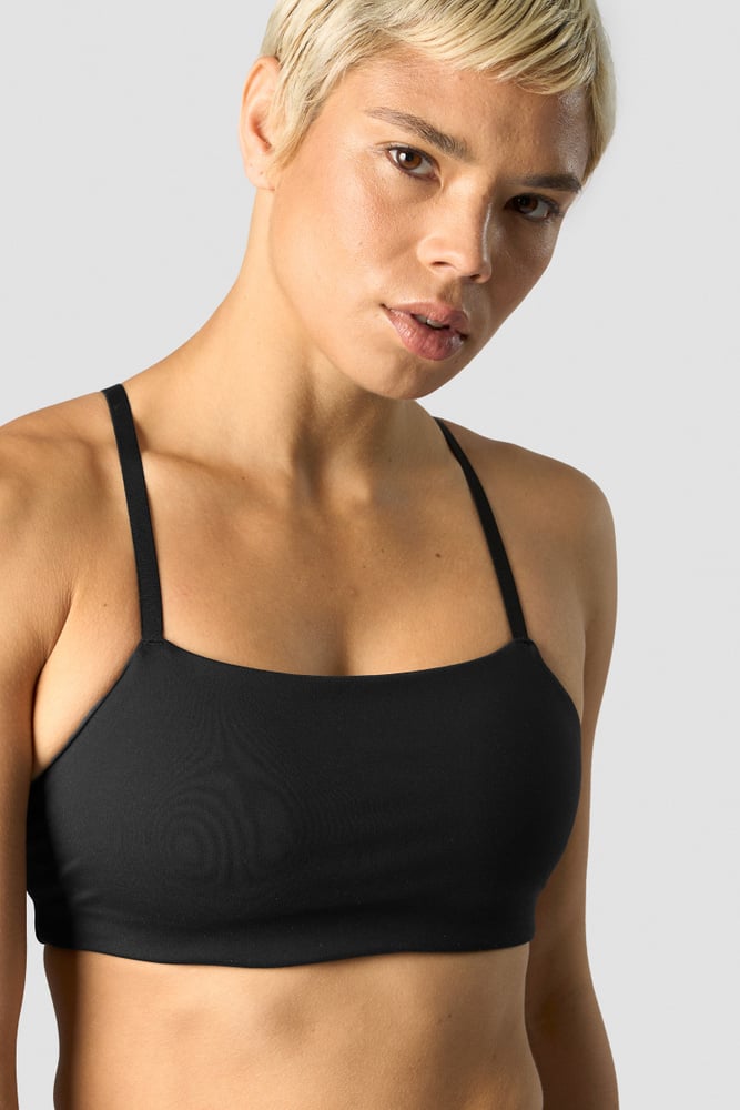 nimble adjustable sports bra black