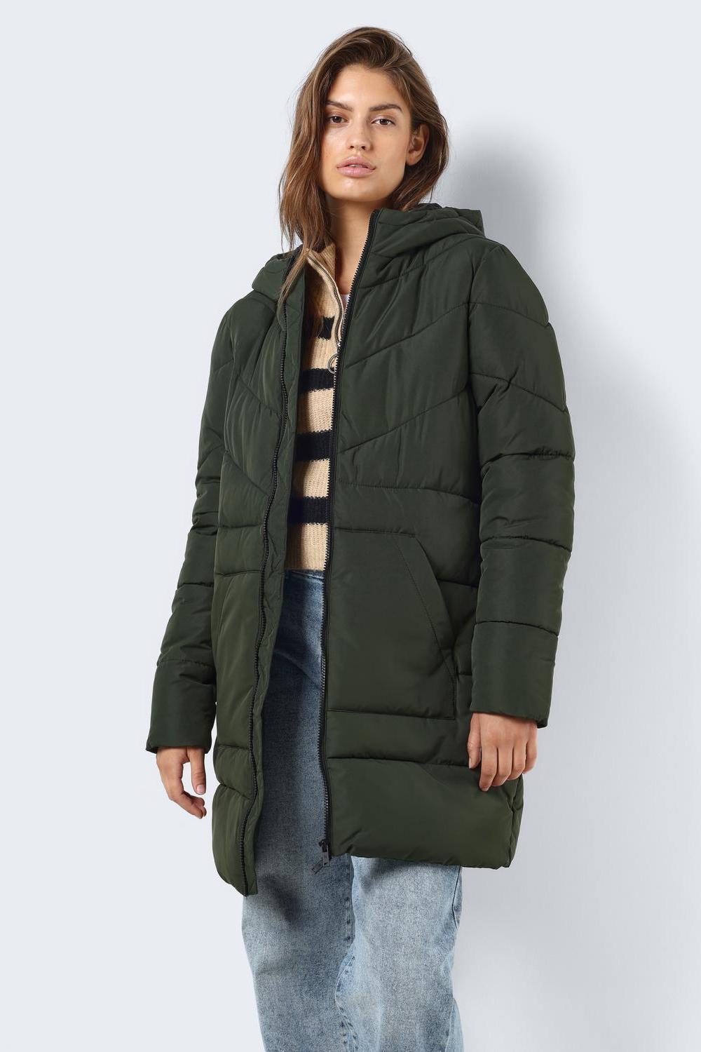 NOISY MAY - Dalcon L/s Long Jacket - Green