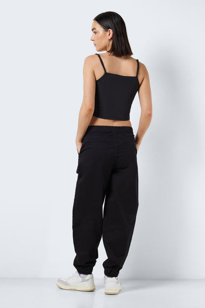 NOISY MAY - Teresa Cropped S/l Top - Black