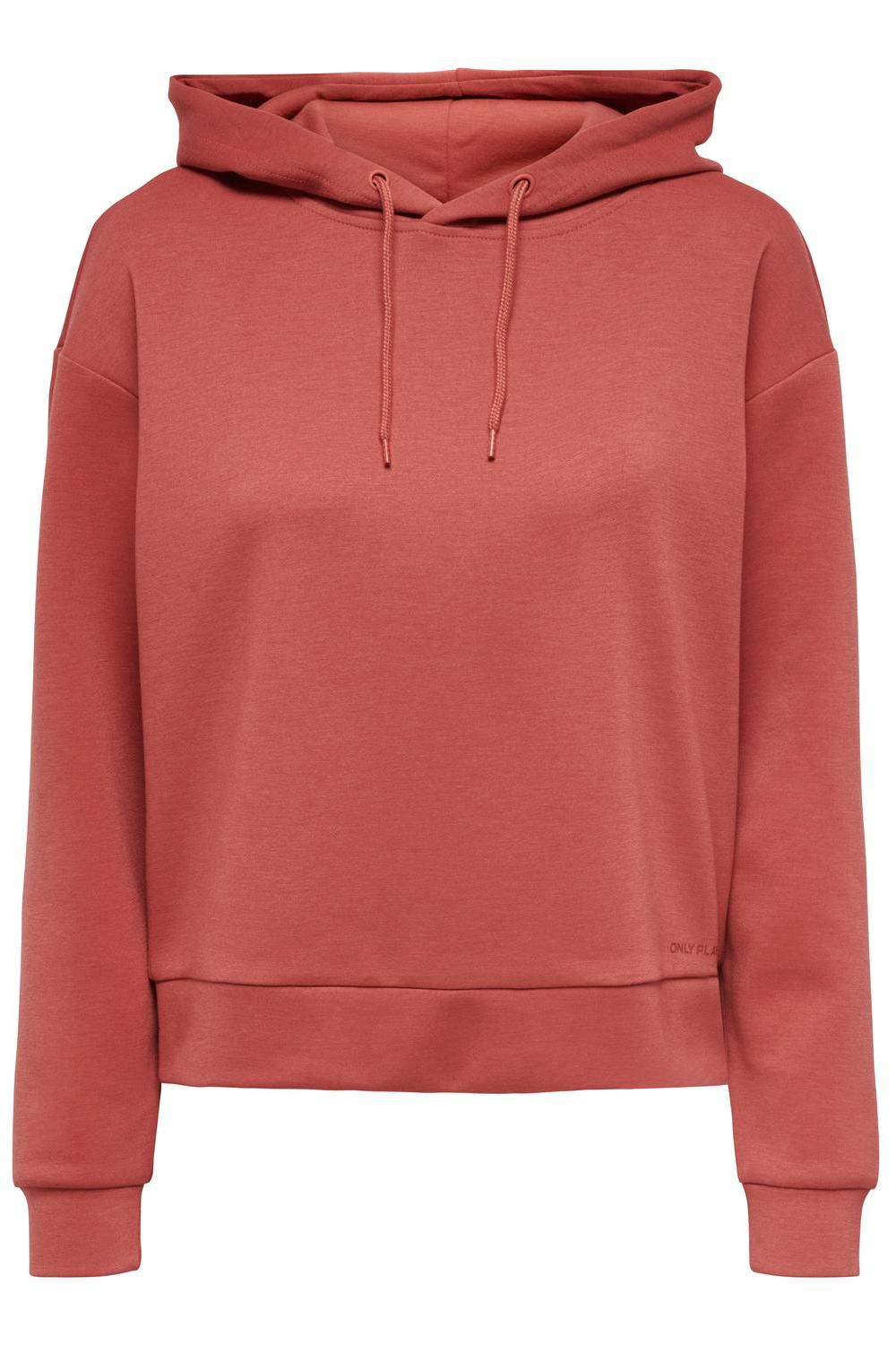 ONLYPLAY - Lounge Life Hood Ls Swt - Rose