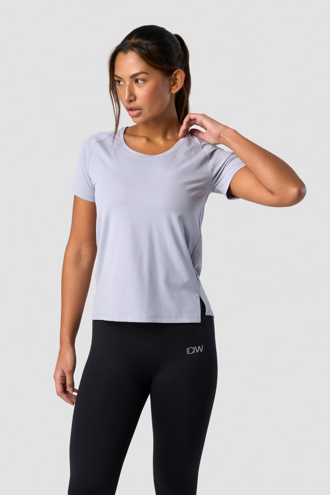 stride t-shirt wmn light blue