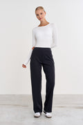 Tailored Relaxed Pants - for dame - Famme - Pants