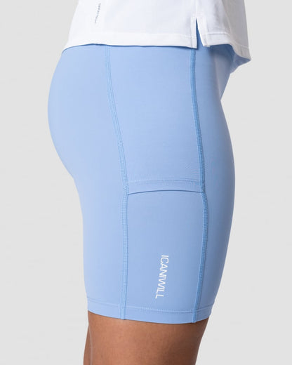 training biker shorts sky blue wmn