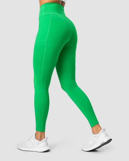 training tights bright green